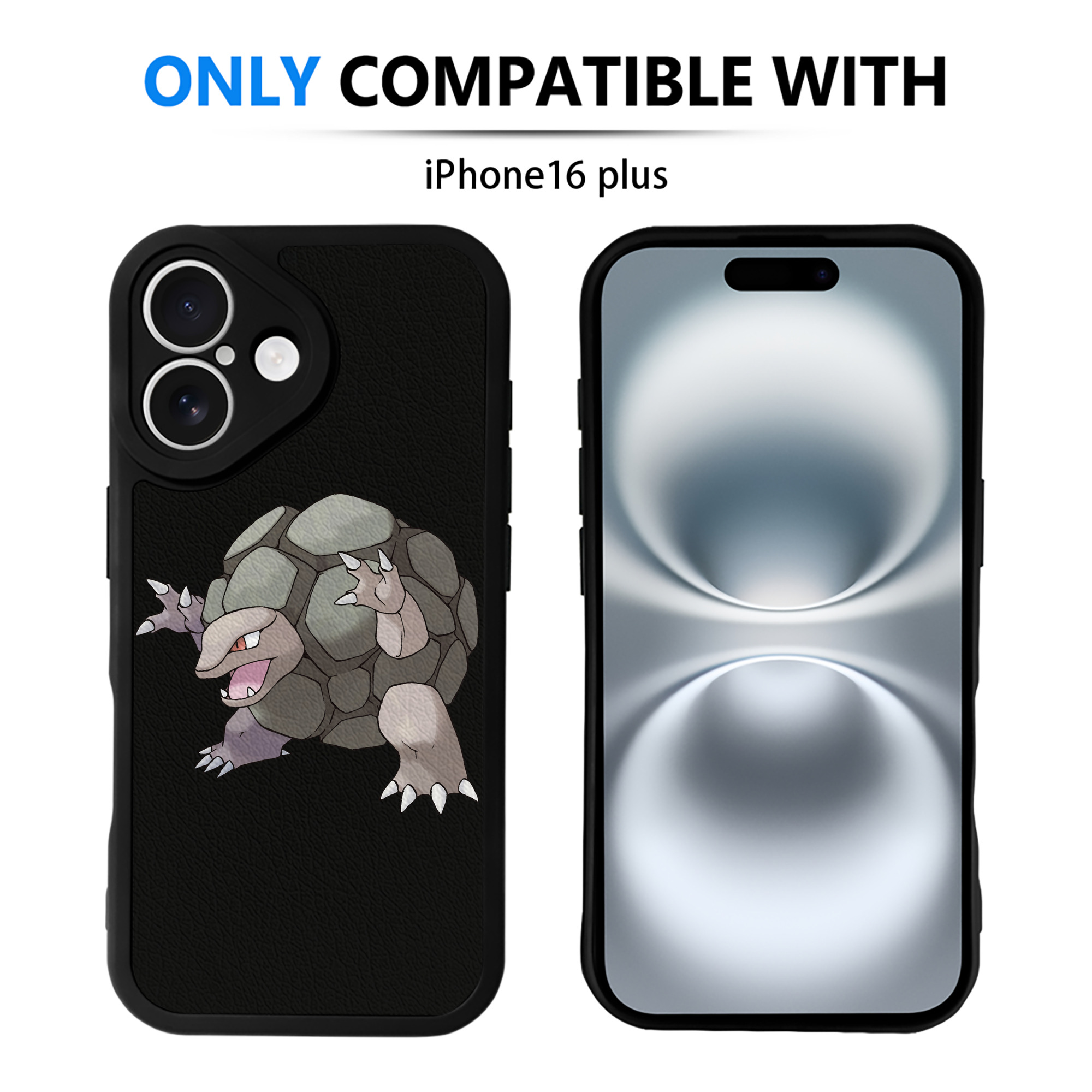 （画像用） ポケットモンスター Pokémon 【iPhone 16シリーズ対応】シリコンスマホケース（レザー調） 材質：シリコン